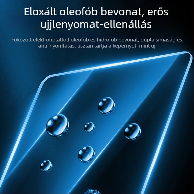 Tesla Model 3 középkonzol navigációs kijelzője és hátsó terület védőfólia – temperált film, ujjlenyomat-mentes, olajálló