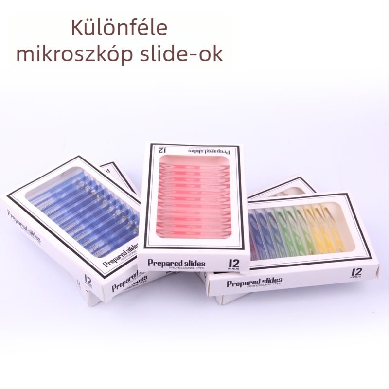 Gauda 12 darab műanyag biológiai tárgytáblák készlet tudományos kísérletekhez, 7–14 éveseknek