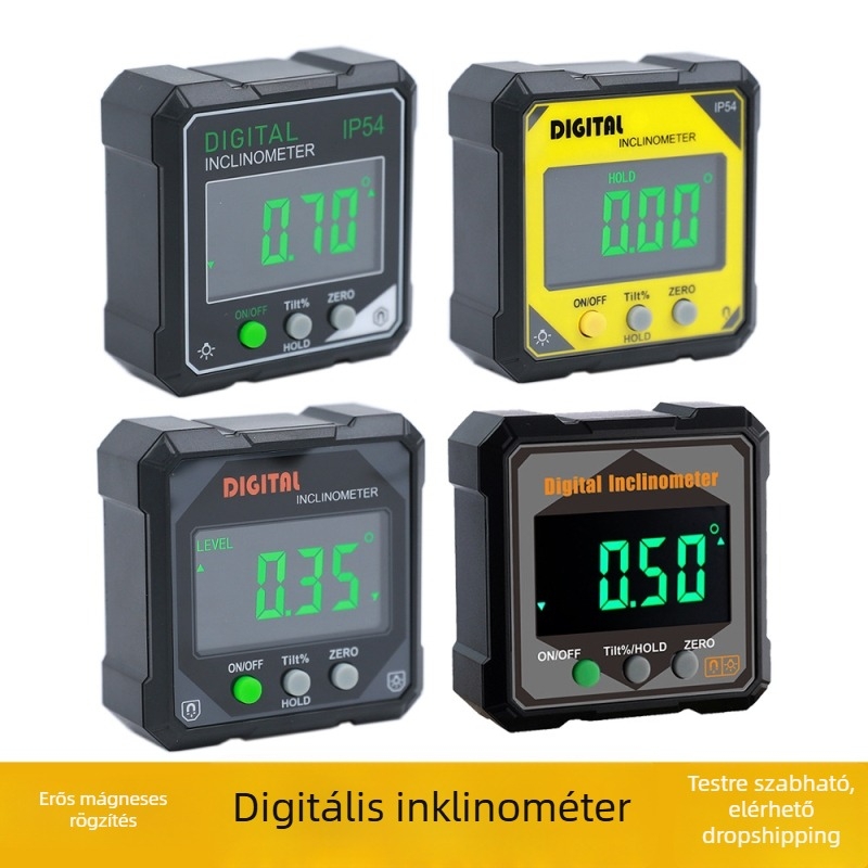 JAVIER IP54 digitális inklinométer mágneses alap