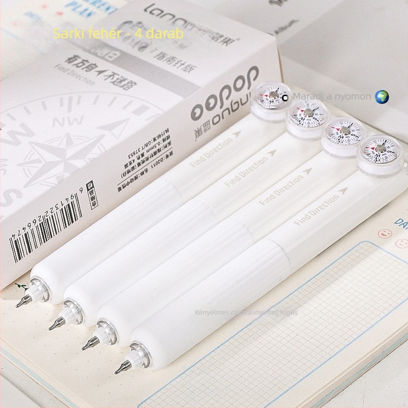 Blue fruit Compass zsebpen — műanyag test, rozsdamentes acél tollhegy, tömeg 60 g.