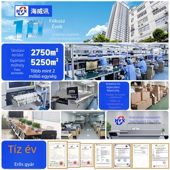 Haiweixun MS5-B WiFi digitális mikroszkóp bőr és hajszál-tüsző detektálásához, nagyfelbontású kép