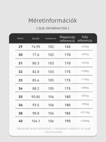 Férfi pamut-elasztikus denim nadrág, vízmosott, egyenes szabás, középmagas derekú, cipzár