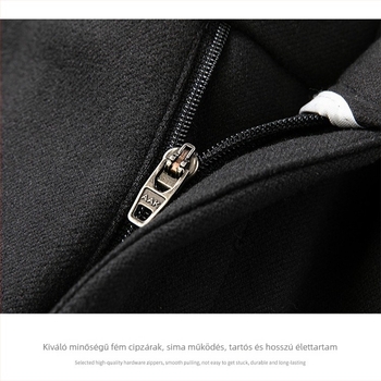 Koreai-stílusú férfi nadrág, egyenes szabású, 9/10 hossz, slim-fit, tavasz–ősz szezon, 100% poliészter