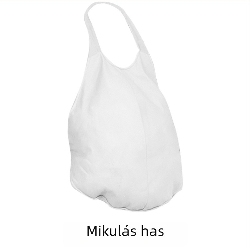 Mikulás hamis hasfal színpadi kellék, uniszex, Carding szövet, 95% poliészter