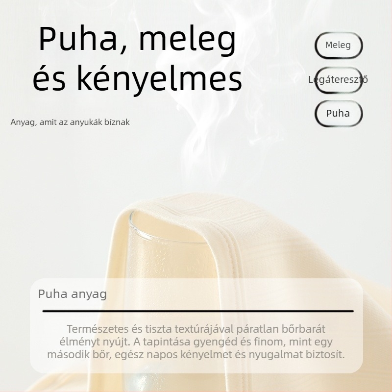 Csecsemő pamut kötött mellény, uniszex, kapucni nélküli, egysoros gombolással, 0-12 hónap