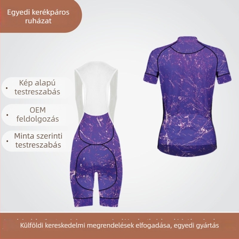 Kerékpáros készlet uniszex - nyár, nedvességelvezető anyag, kerékpározáshoz