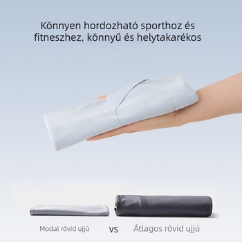 Férfi ujjatlan felső, Mulberry Silk Modal keverék, kerek nyak, könnyű 121–140 g/m², sportos stílus