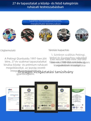 Uniszex őszi-téli álló galléros, ujj nélküli pehely mellény, könnyű, 86–90% pehelytartalom, 50–100 g töltet, elülső cipzár, poliészteranyag