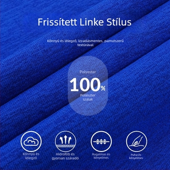 Férfi ujjatlan kapucnis mellény – légáteresztő, gyorsan száradó, 100% poliészter, futáshoz és edzéshez (nyár/tavasz)