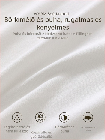Női V-nyakú hosszú ujjú felső, slim fit, pamut-poliészter keverék, egyszínű, középmagas hossz, patchwork részlet
