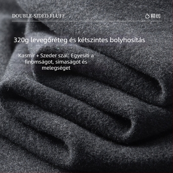 Férfi viszkóz termikus mellény fleece béléssel, dupla réteg, kerek nyakú, bársonyos tapintás