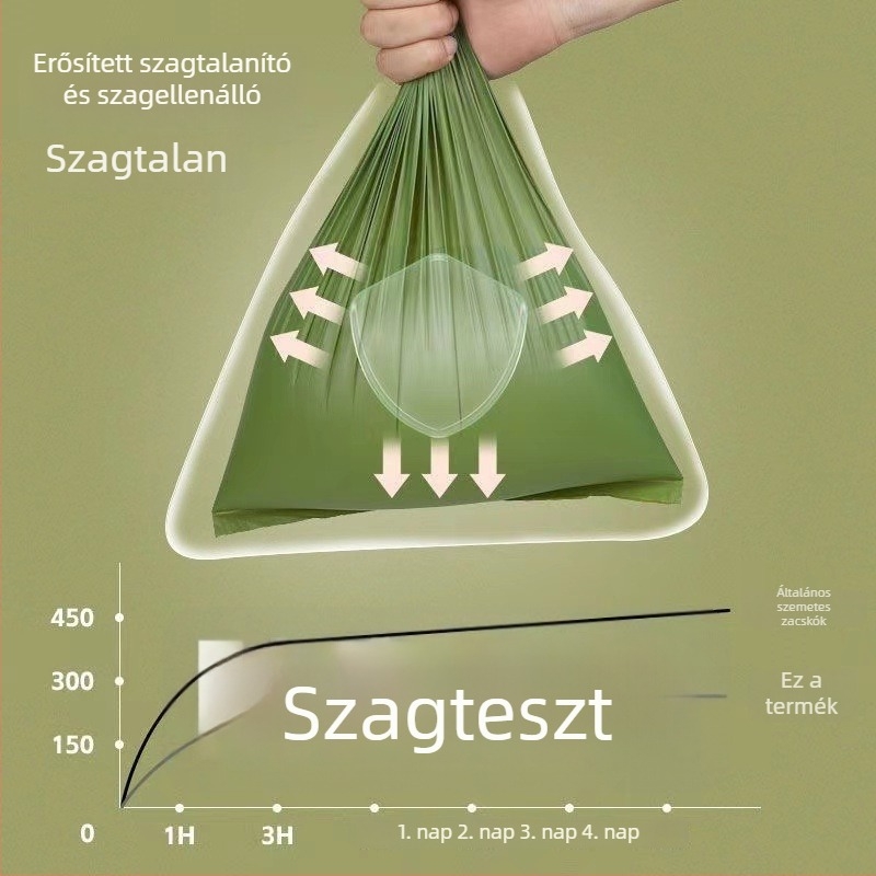 Kutyapiszok zacskók – rol típusú, vastagított, lebomló, S-J9