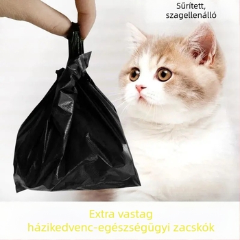 Pengyi egyszer használható kézi macskaürülék-zacskó, vastag anyagú, hagyományos