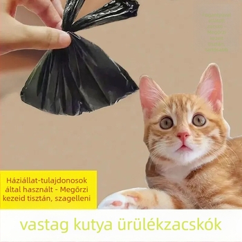 Pengyi egyszer használható kézi macskaürülék-zacskó, vastag anyagú, hagyományos