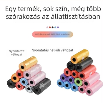 Kutyapiszoklapát, műanyagból, spirálisan kialakított, standard vastagság