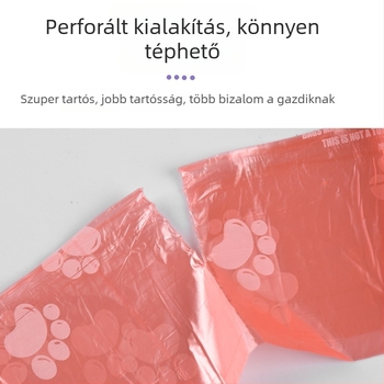 Kutyapiszoklapát, műanyagból, spirálisan kialakított, standard vastagság