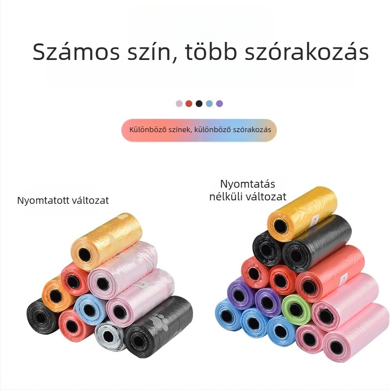 Kutyapiszoklapát, műanyagból, spirálisan kialakított, standard vastagság