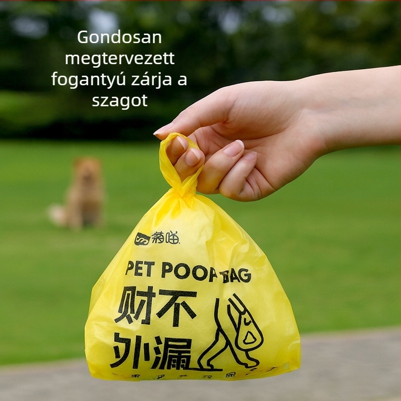 Ju Miao kettős rétegű, vastag PE anyagú állatürülék zacskók AL1002, Eredet: Kína