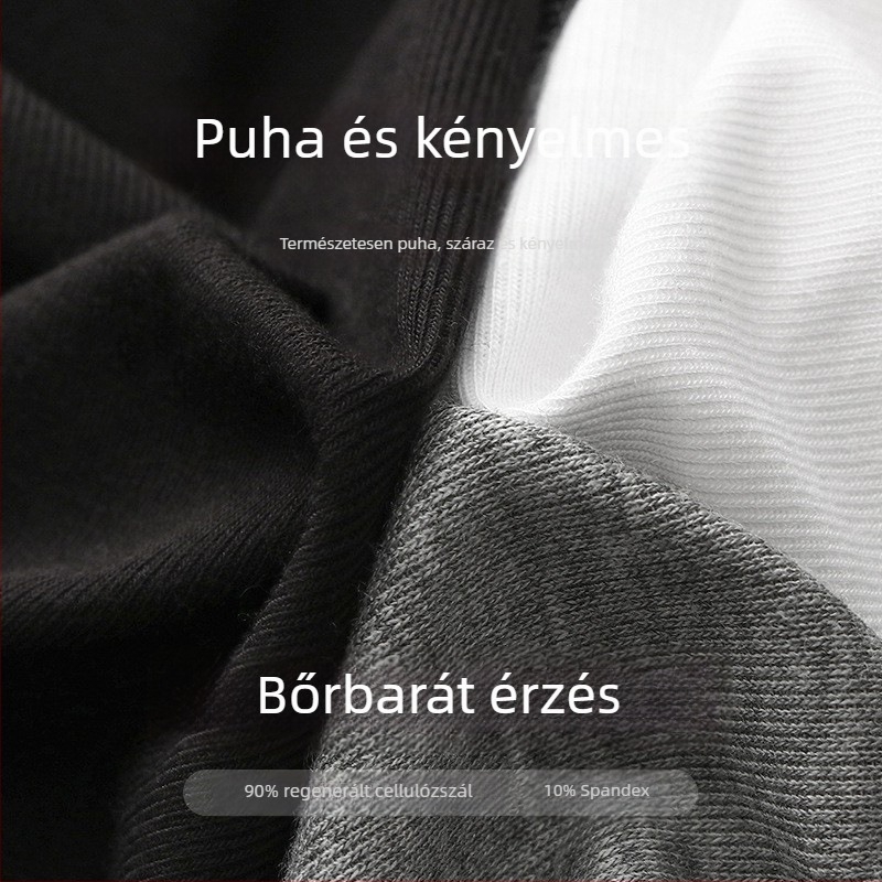 Ecocos férfi ujjatlan felső, vékony anyag 121–140 g/m², regenerált cellulóz rost 90–95%, kerek nyakú