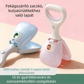 Hordozható kültéri kutyaürülékgyűjtő, műanyagból, 311-es modell, külső használatra, kompatibilis a hulladék zacskókkal