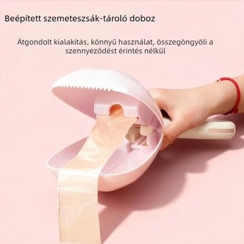 Hordozható kültéri kutyaürülékgyűjtő, műanyagból, 311-es modell, külső használatra, kompatibilis a hulladék zacskókkal