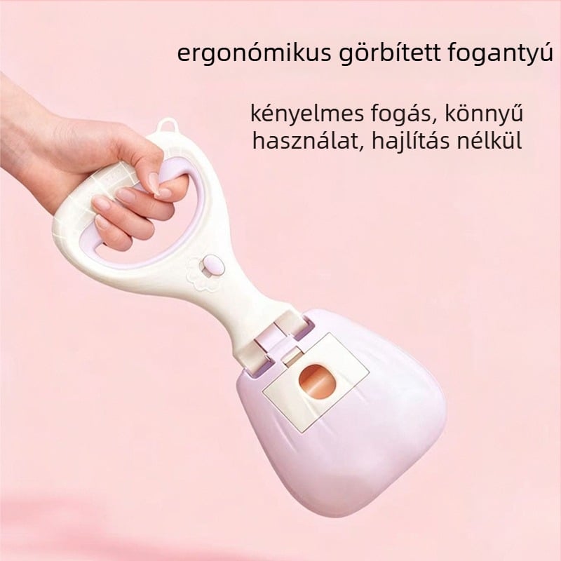 Hordozható kültéri kutyaürülékgyűjtő, műanyagból, 311-es modell, külső használatra, kompatibilis a hulladék zacskókkal