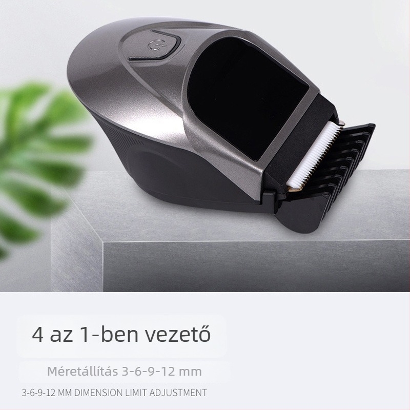 Otthoni hajvágó kerámia pengével, USB-tápellátás, beépített 1000–1200 mAh akkumulátor, kefés motor, 1–3 óra üzemidő (kerámia penge; beépített 1000–1200 mAh akkumulátor; USB-tápellátás; kefés motor; 1–3 órás üzemidő)