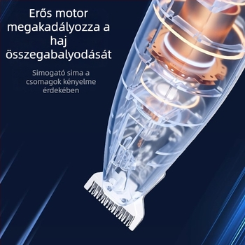 Macska mancs szőrzetvágója, csendes, újratölthető, pengék ABS, kerámia és rozsdamentes acél