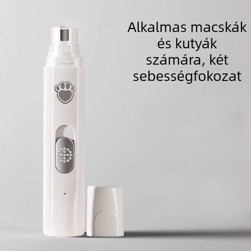 Macska mancs szőrzetvágója, csendes, újratölthető, pengék ABS, kerámia és rozsdamentes acél