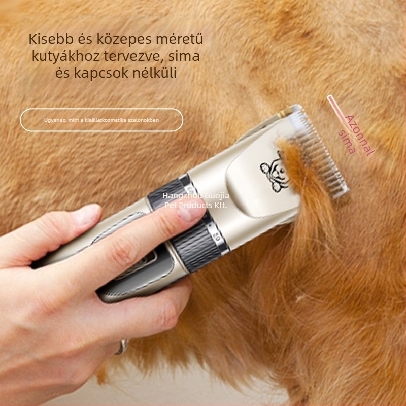 Kutyák számára készült halk elektromos hajvágó és tappancsszőr-ápoló, alkalmas macskáknak és kutyáknak