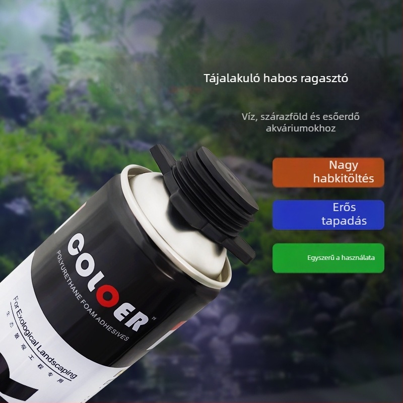 Hab ragasztó tájépítéshez - anyag: hab ragasztó; márka: Cule; funkció: tájépítés; fő cél: tájépítés; doboz mennyiség: 15 db