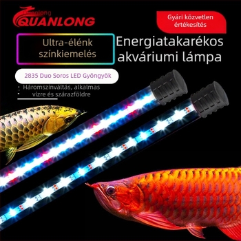 Spring Dragon akvárium LED lámpa, 3W, üveg, világítás, 1 kg
