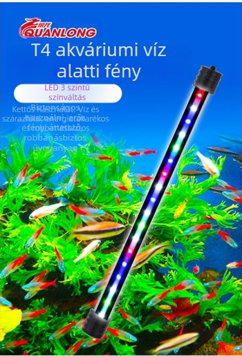 Alámerülő LED akvárium világítás, vízálló üveg burkolat, 10–40W, Spring Dragon