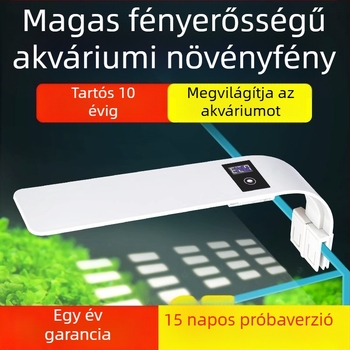 Akváriumi LED clip-lámpa növényekhez, kompakt, vízálló, 5W, 0,3 kg, modell X5, műanyag, Small Tank