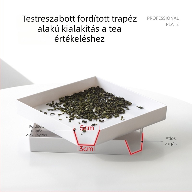 Xiangyi melamin teás kóstoló tálca, félig manuális/félig mechanikus gyártási mód, súly 300 g, testreszabható