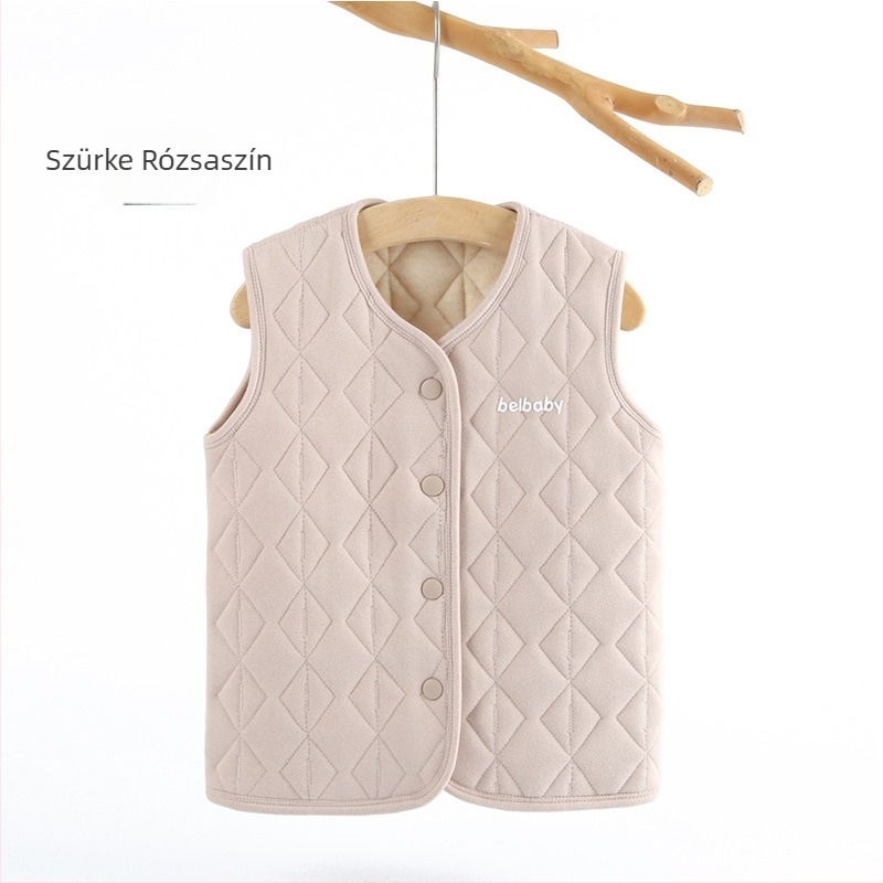 Gyerekeknek szóló belső kabát garnitúra, 93% poliészter, vastag, meleg, fleece felület