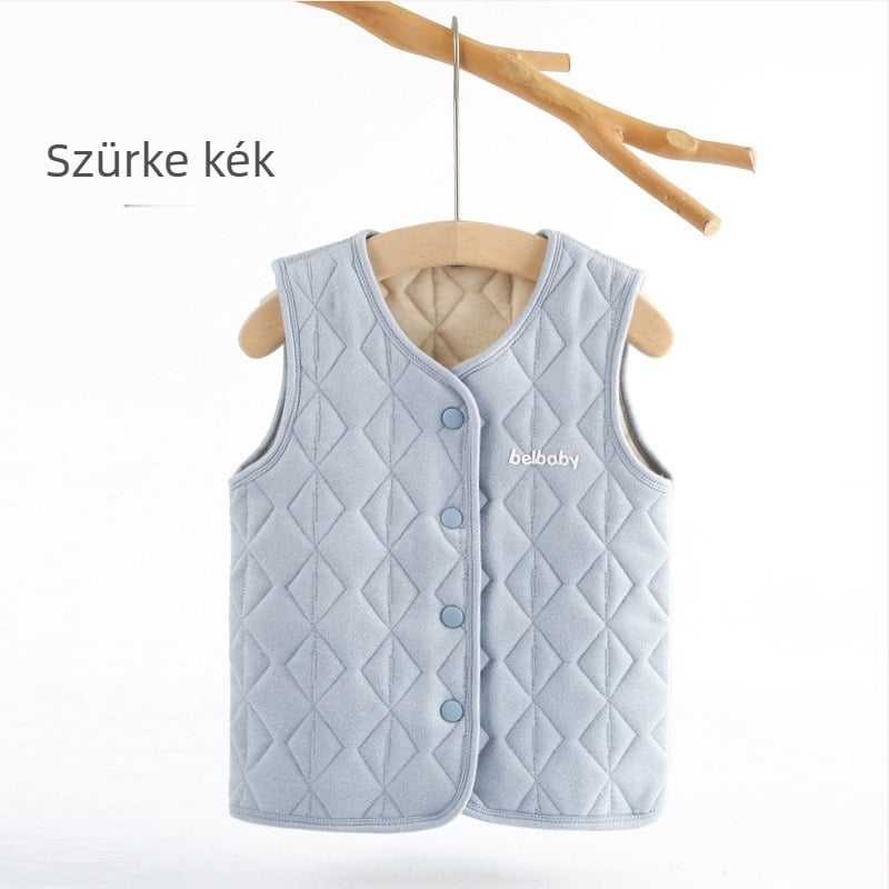 Gyerekeknek szóló belső kabát garnitúra, 93% poliészter, vastag, meleg, fleece felület