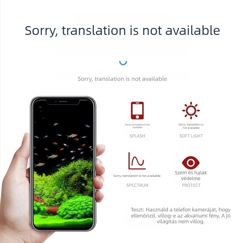 ABS anyagú akváriumi LED klip lámpa növényes akváriumhoz – Spring Dragon