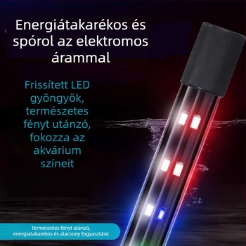 LED akváriumi lámpa, üvegcsővel, 220–240V, 2 kg, energiatakarékos