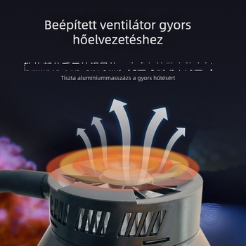 Klip LED akváriumi lámpa tengeri akváriumhoz, állítható fényerővel és időzítővel, kék-fehér spektrummal korallok és bohóchalak számára