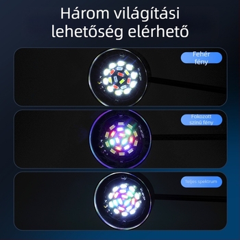 Akvaris LED világítás – teljes spektrumos növényes akváriumokhoz – USB táplálás