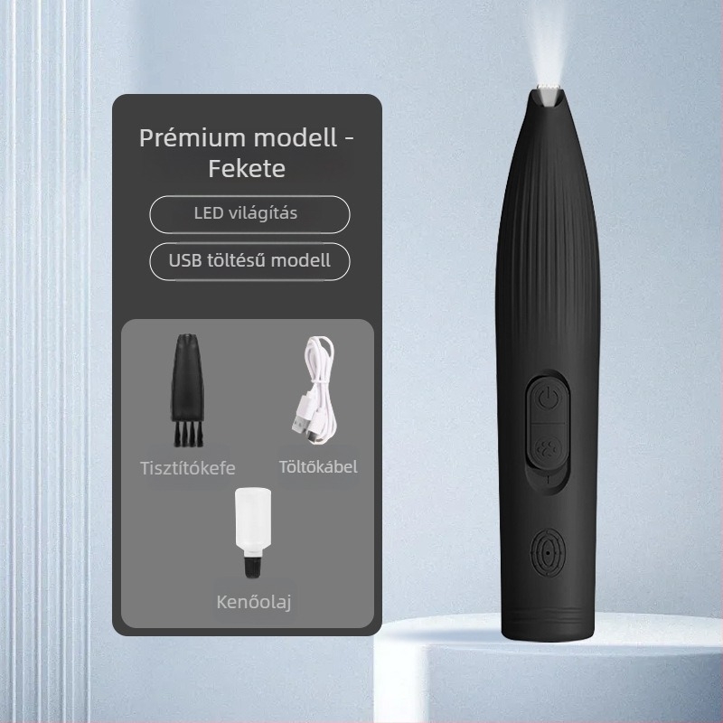 Duoqu háziállat-grooming klippar, újratölthető mancs-szőr vágó macskáknak és kutyáknak, elektromos állat szőrzetvágó, 200 darabos csomag