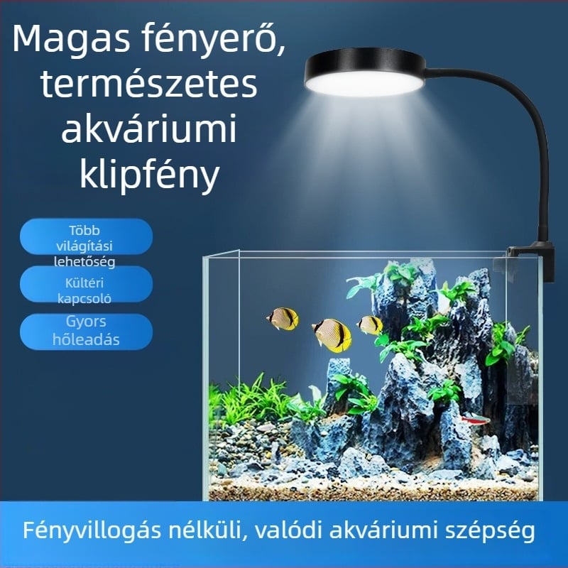 Naichong USB Klipszes LED Akváriumi Fény – Növényi Világítás, Energiatakarékos LED