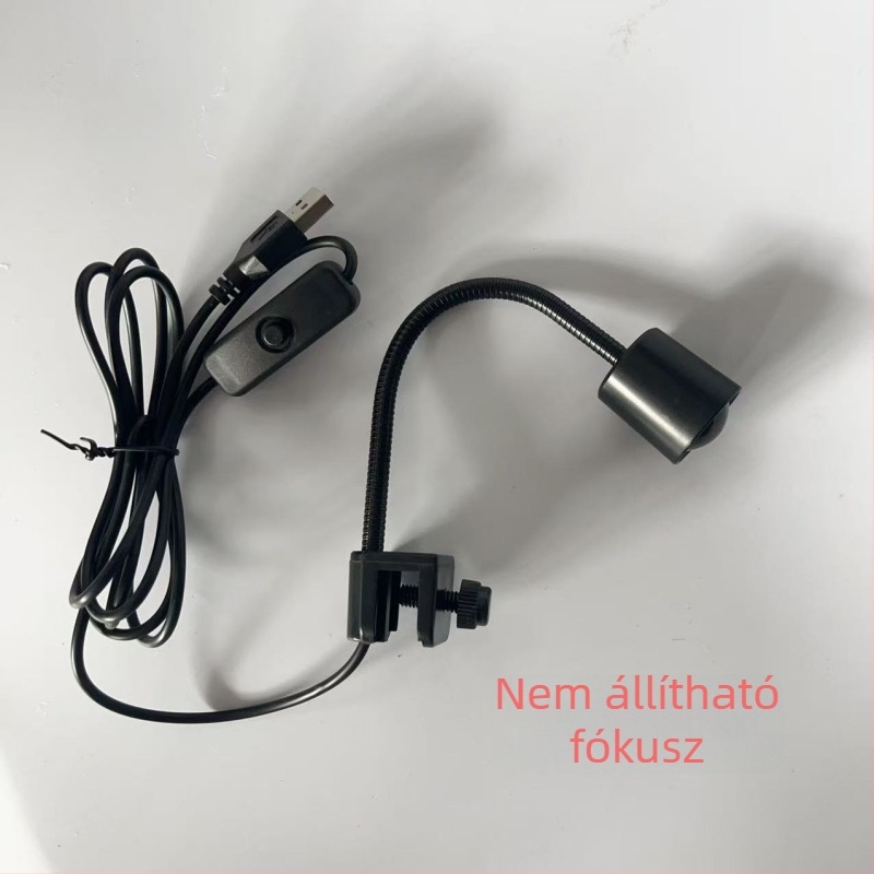 Quanlong akváriumi csíptetős LED-lámpa – fém ház, LED világítás, 3W teljesítmény, 1 kg súly