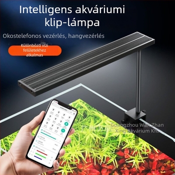Intelligens teljes spektrumú LED akváriumi fény, 12–24W, 0,4 kg