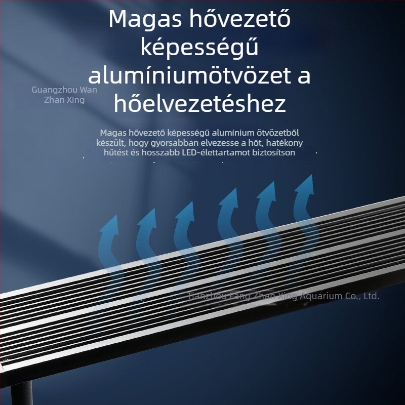 Intelligens teljes spektrumú LED akváriumi fény, 12–24W, 0,4 kg