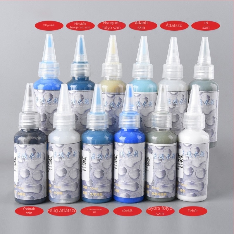 Vízies táj dioráma paszta miniatúrákhoz, víz létrehozó paszta óceán- és folyóképekhez, The Crab Kingdom, építő modell (Anyag: Egyéb; Kategória: Építő modell; Korosztály: 15–35; Nincs elektromos)