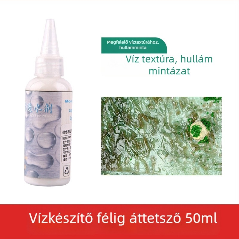 Vízies táj dioráma paszta miniatúrákhoz, víz létrehozó paszta óceán- és folyóképekhez, The Crab Kingdom, építő modell (Anyag: Egyéb; Kategória: Építő modell; Korosztály: 15–35; Nincs elektromos)