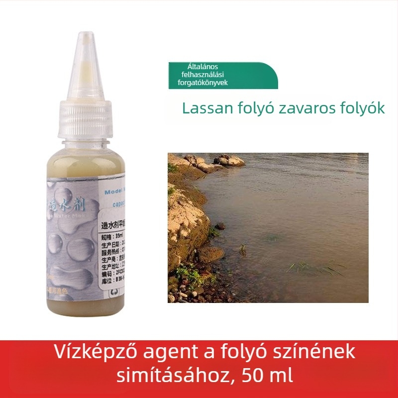 Vízies táj dioráma paszta miniatúrákhoz, víz létrehozó paszta óceán- és folyóképekhez, The Crab Kingdom, építő modell (Anyag: Egyéb; Kategória: Építő modell; Korosztály: 15–35; Nincs elektromos)