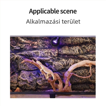 Reptizoo éjszakai fény és fűtő lámpa hüllőknek – üveg + fűtő vezeték, Modell MHL, 35–100W, nyújt éjszakai fényt és meleget